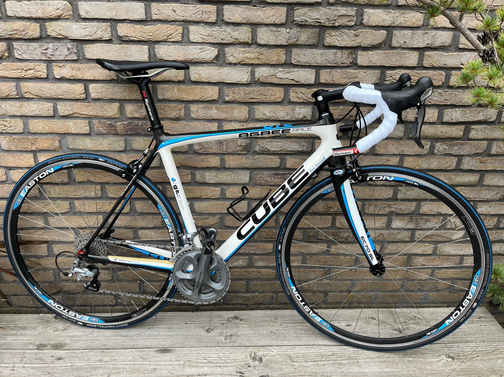 Cube agree  Gtc race carbon 2x10 maat 56, Fietsen en Brommers, Fietsen | Racefietsen, Carbon, Zo goed als nieuw, Meer dan 20 versnellingen