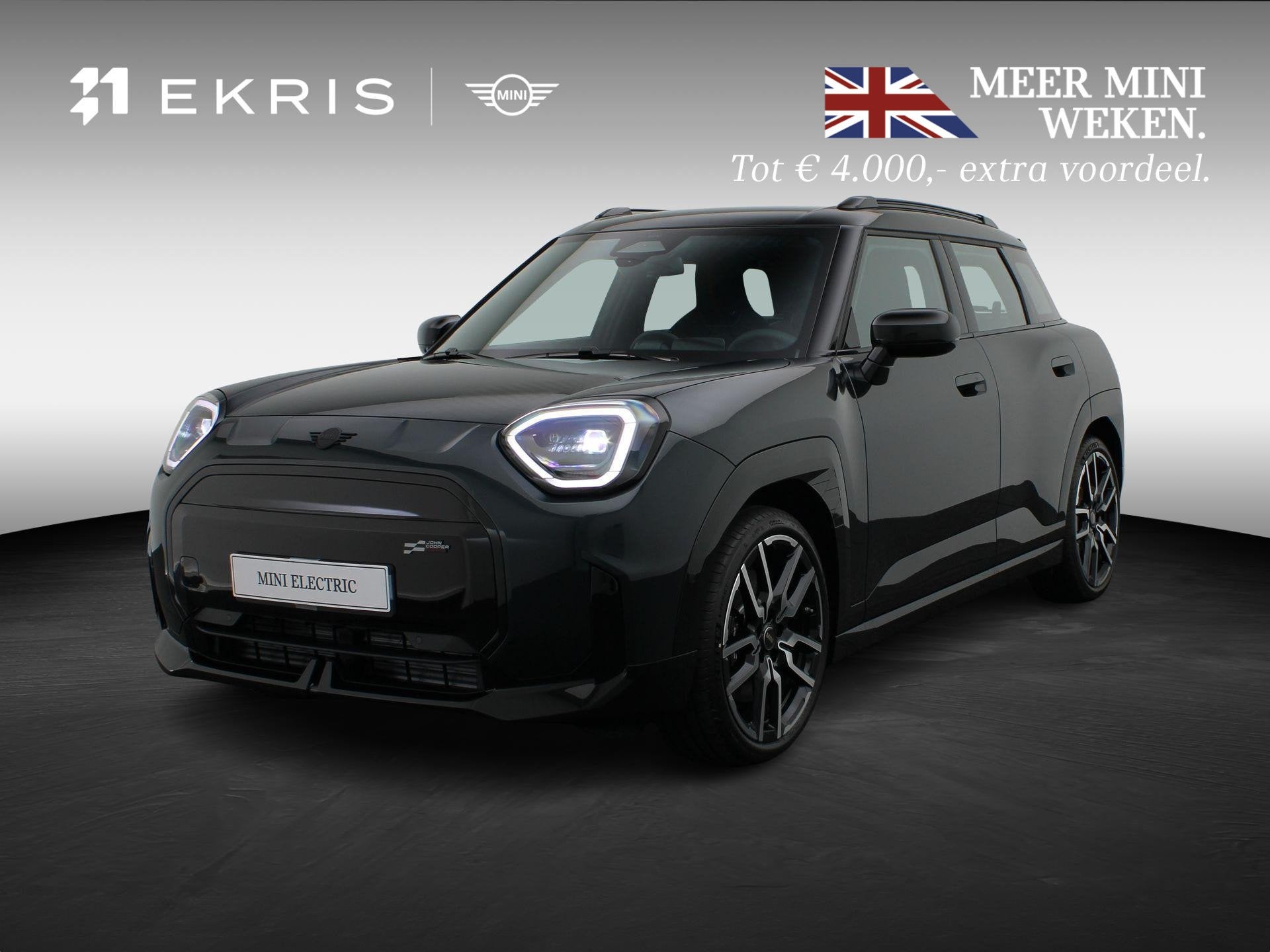 MINI Aceman SE John Cooper Works + S Pakket, Auto's, Zwart, Leder en Stof, 218 pk, Aceman