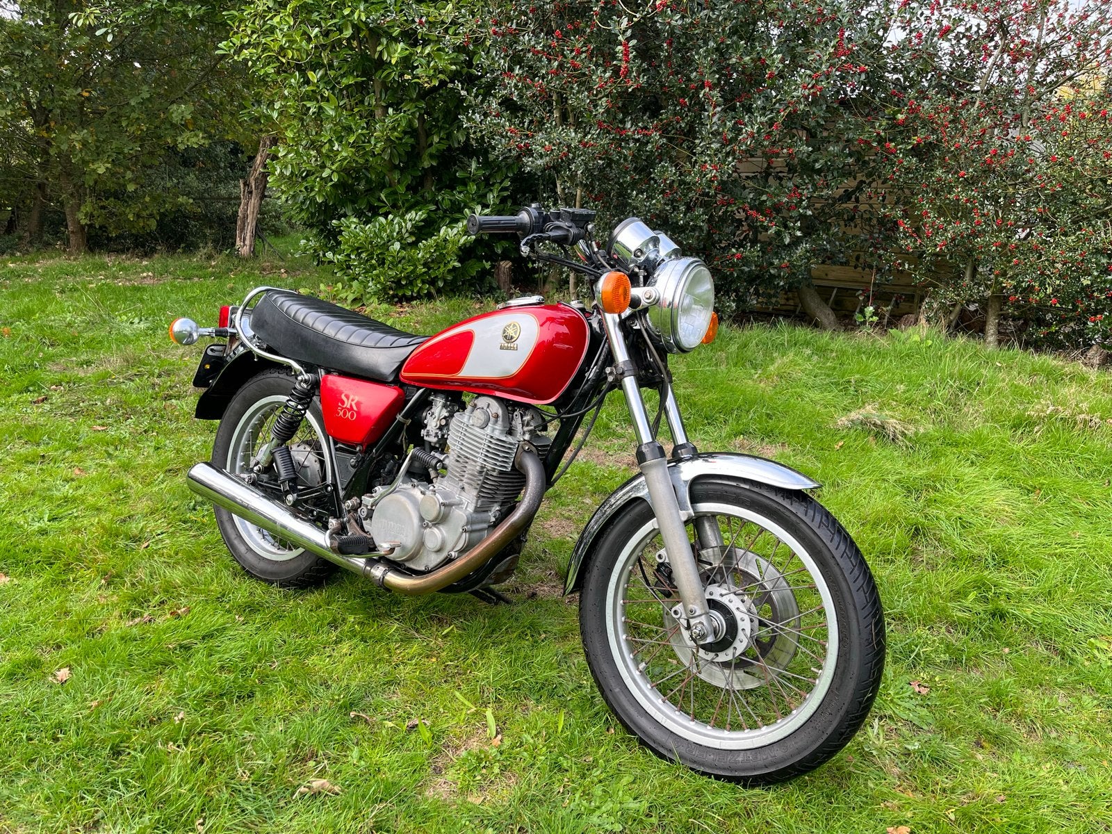 Yamaha SR500 uit 1991, Motoren, Motorrijbewijs A, Gebruikt, Particulier, Handgeschakeld