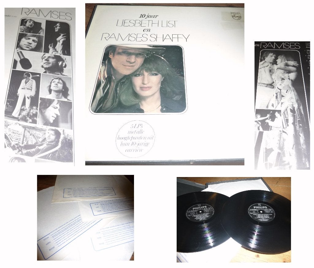 10 jaar Liesbeth List + Ramses Shaffy 5LP BOX, Cd's en Dvd's, Ophalen of Verzenden, Gebruikt, Overige formaten, Levenslied of Smartlap