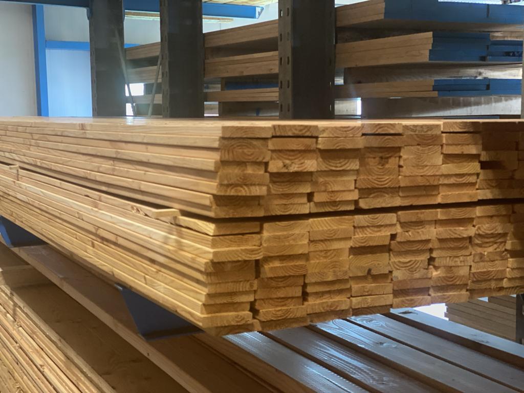 18x90 mm douglas geschaafde kanten ronde kanten., Nieuw