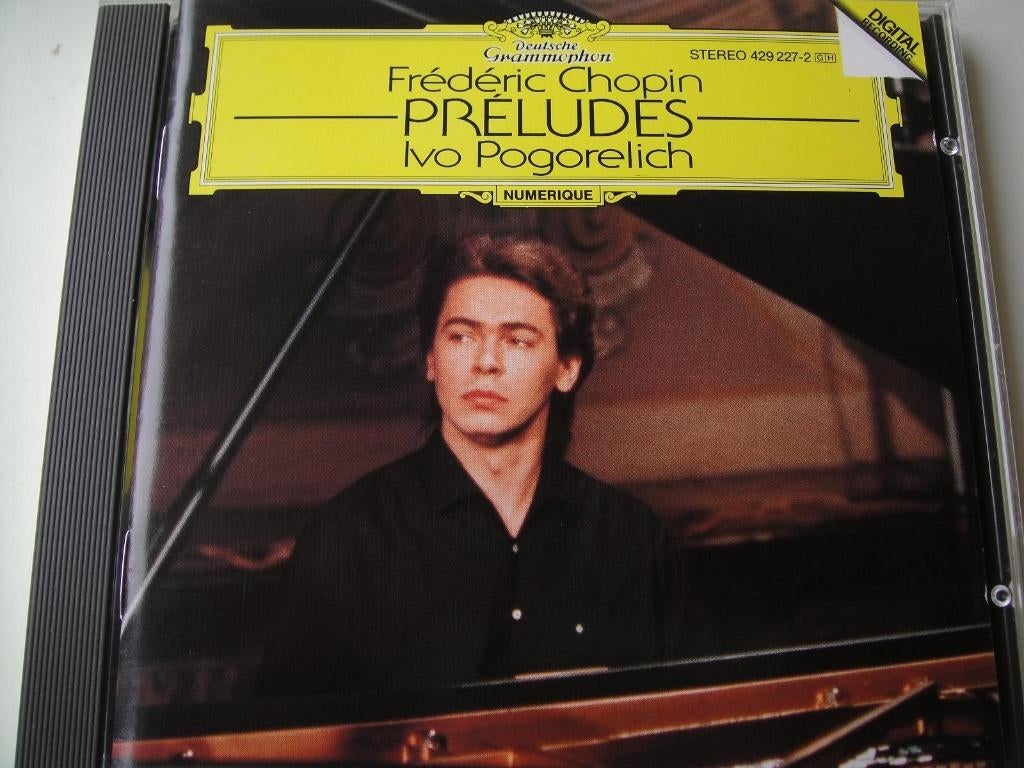 CHOPIN Preludes CD IVO POGORELICH DG (no331), Cd's en Dvd's, Cd's | Klassiek, Zo goed als nieuw, Kamermuziek, Romantiek, Ophalen of Verzenden