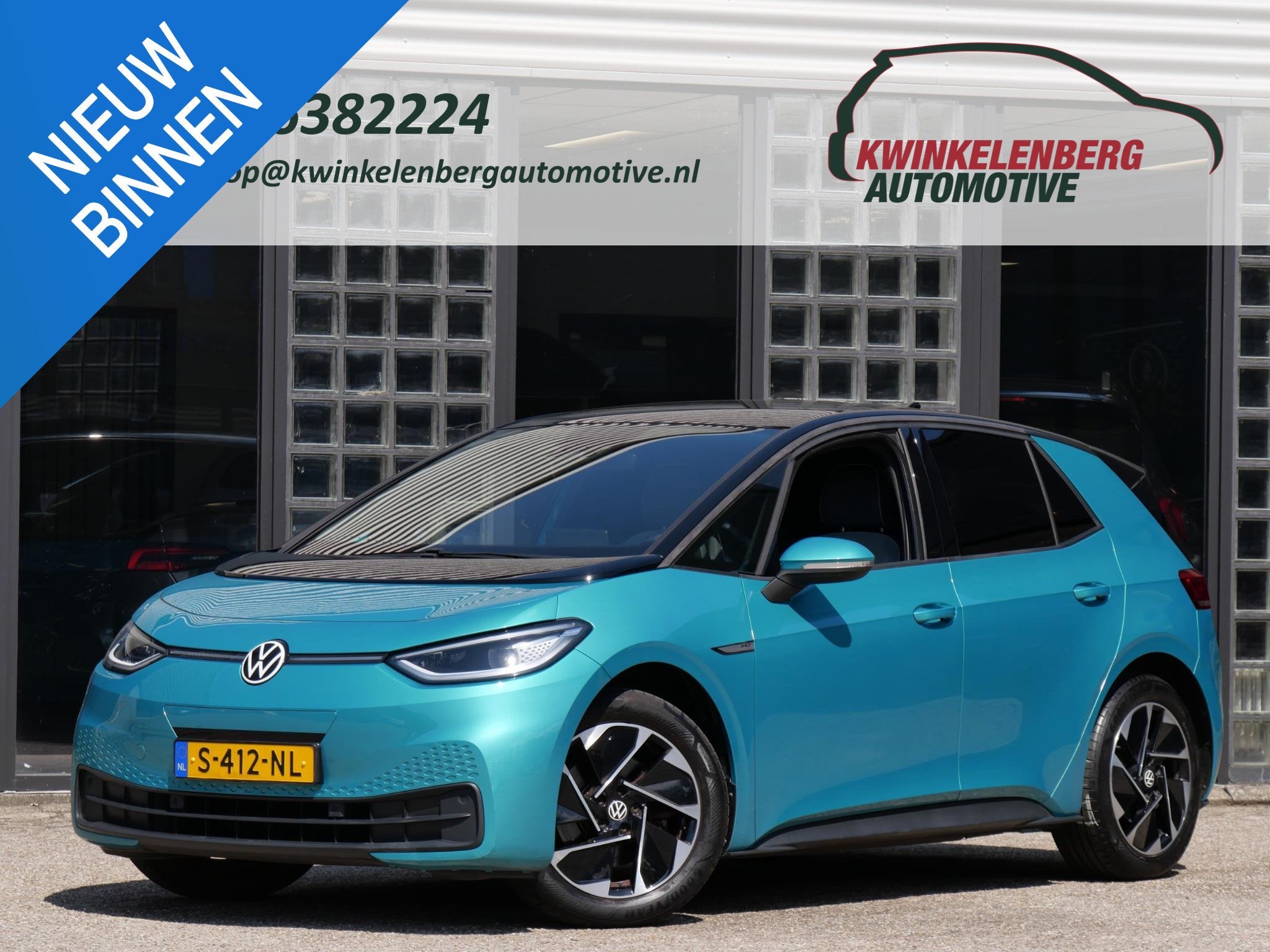 Volkswagen ID.3 58kWh PRO/ CAMERA/ MATRIX LED/ KEYLESS/ SOH, Auto's, Volkswagen, Bedrijf, Te koop, ID.3, ABS, Achteruitrijcamera