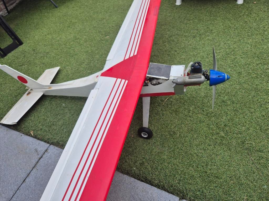Modelvliegtuig met 3 stuurservo's (excl. ontvanger/accu), Ophalen, Gebruikt, Nitro, RTF (Ready to Fly)
