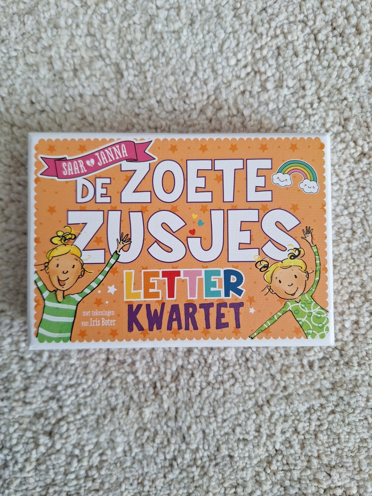 De Zoete Zusjes Letter Kwartet spel, Drie of vier spelers, Ophalen, Zo goed als nieuw, De Zoete Zusjes