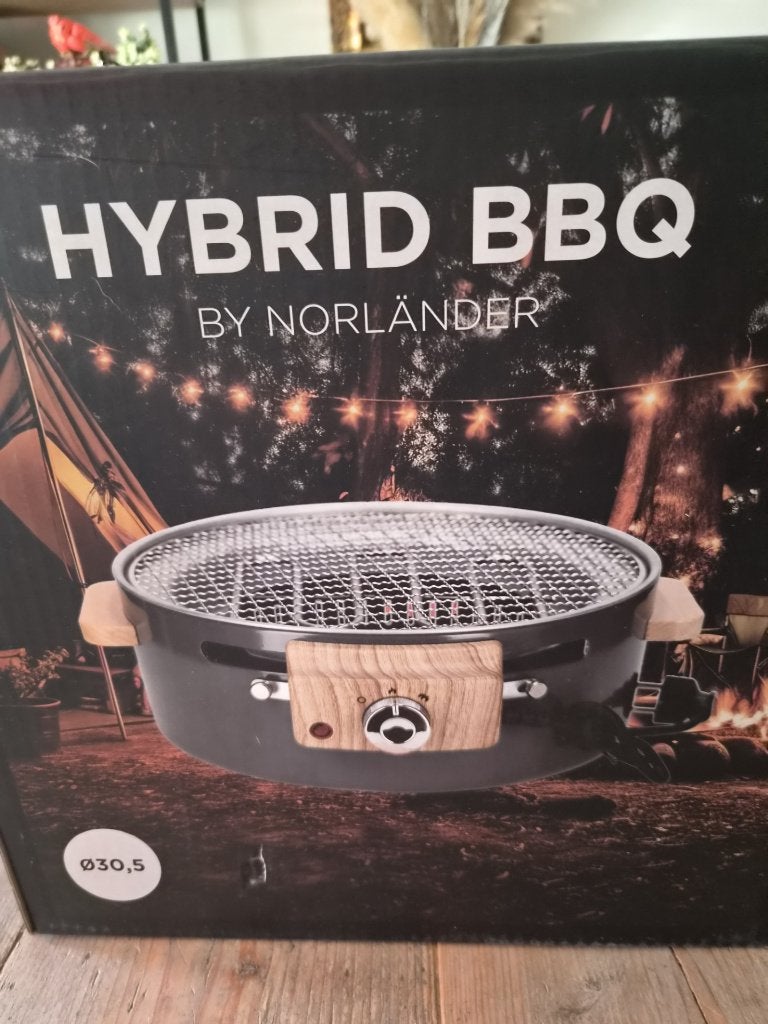 Norländer Hybrid BBQ - Elektrisch en Houtskool, Ophalen of Verzenden, Nieuw, Norländer