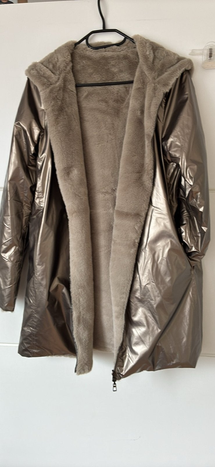 Nieuwe omkeerbare jas, Ophalen of Verzenden, Nieuw, Maat 38/40 (M), Goud