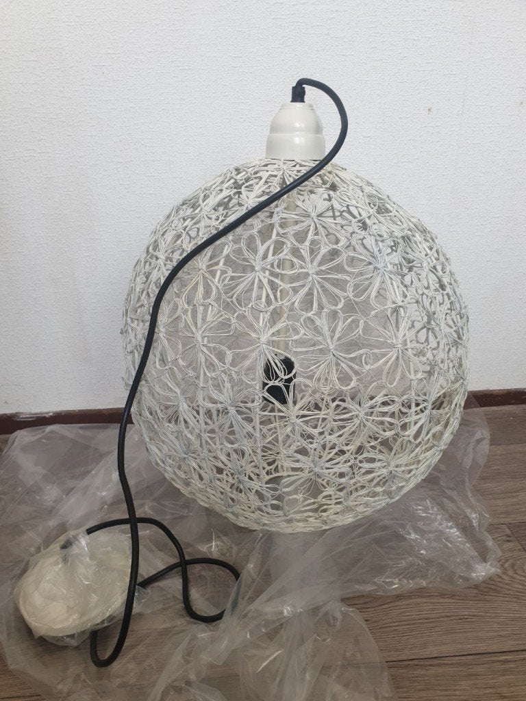 Bol hanglamp voor het plafond ( wit ) ~40 cm, Ophalen, Nieuw, Niet Ikea, E27 (groot)