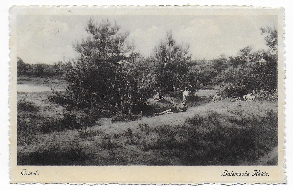 Ermelo Salemsche heide  Gelopen Ansichtkaart  ( B8165), Ophalen of Verzenden, Voor 1920, Gelderland