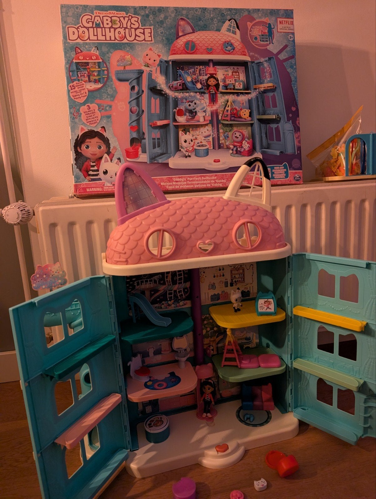 Gabby's Poppenhuis met accessoires, Ophalen of Verzenden, Zo goed als nieuw, Poppenhuis
