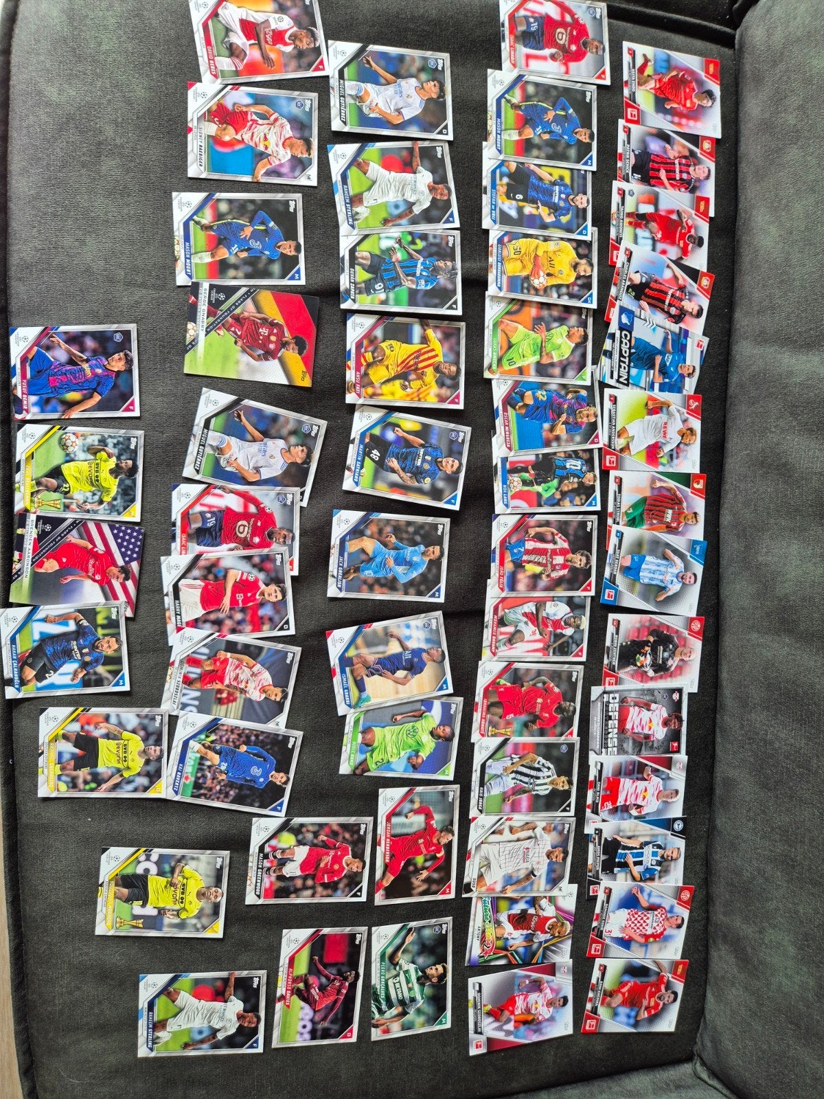55+ Topps Voetbal Kaarten met Rookies, Verzamelen, Ophalen of Verzenden, Gebruikt, Overige sporten, Spelerskaart