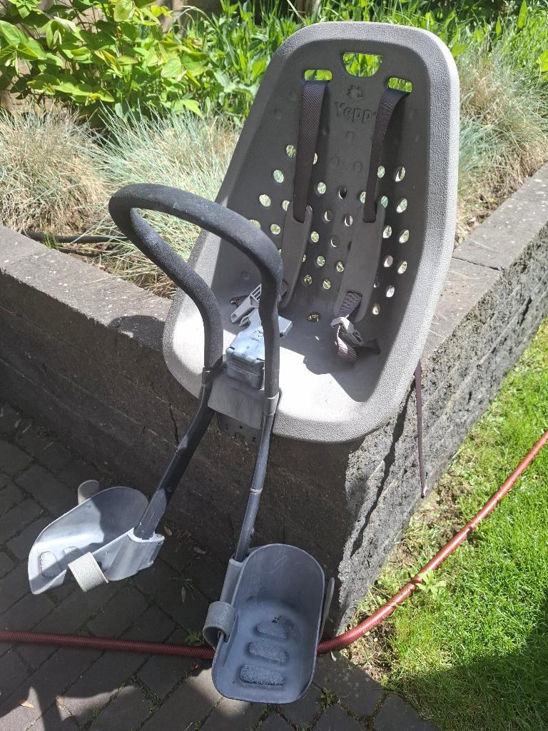 Yepp fietsstoel voor op t stuur incl windscherm, Ophalen, Yepp, Voorzitje, 0 t/m 13 kg