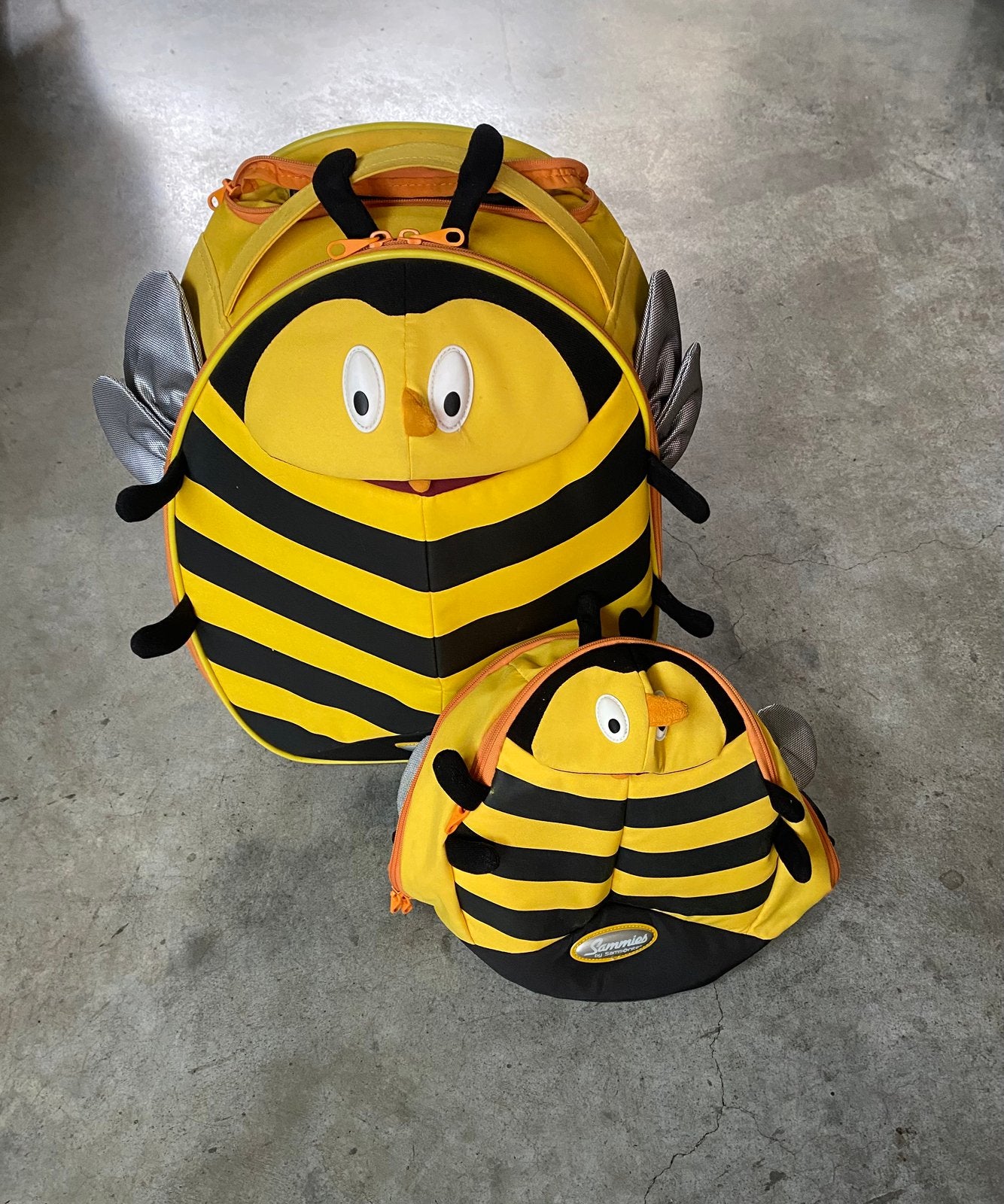 Sammies van Samsonite reisset bij, Ophalen, Geel, Zo goed als nieuw, Wieltjes