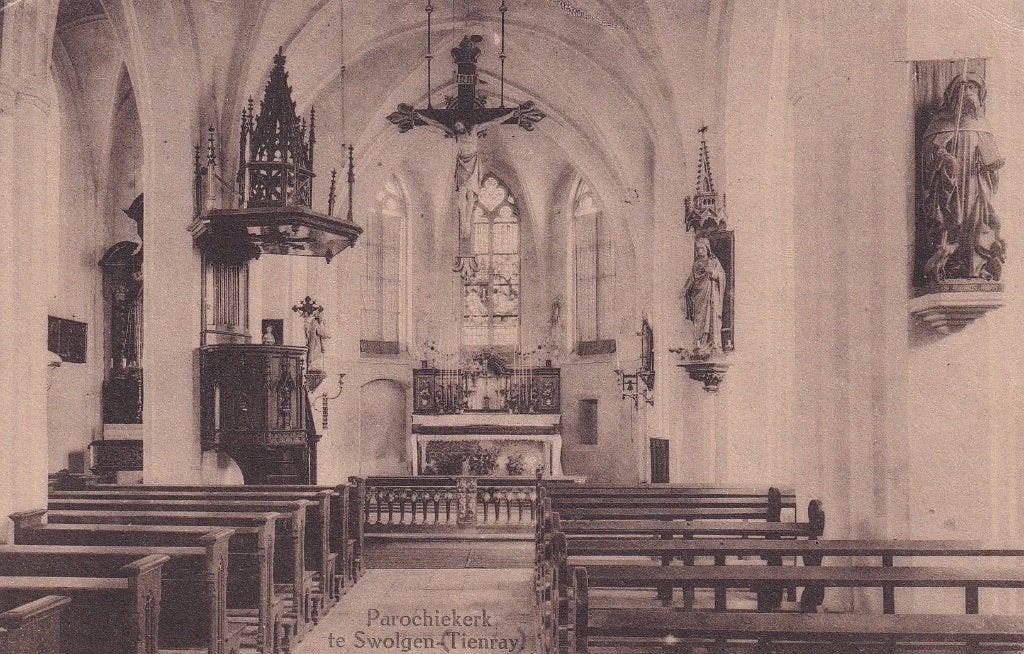 Swolgen parochiekerk, Verzenden, Ongelopen, Limburg