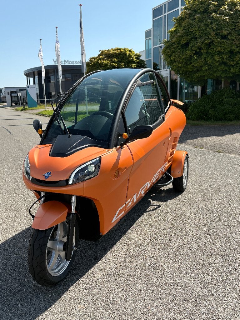 Carver S80+  80km/h Panoramadak Bluetooth NIEUW, Auto's, Automaat, Achterwielaandrijving, Zwart, Cabriolet