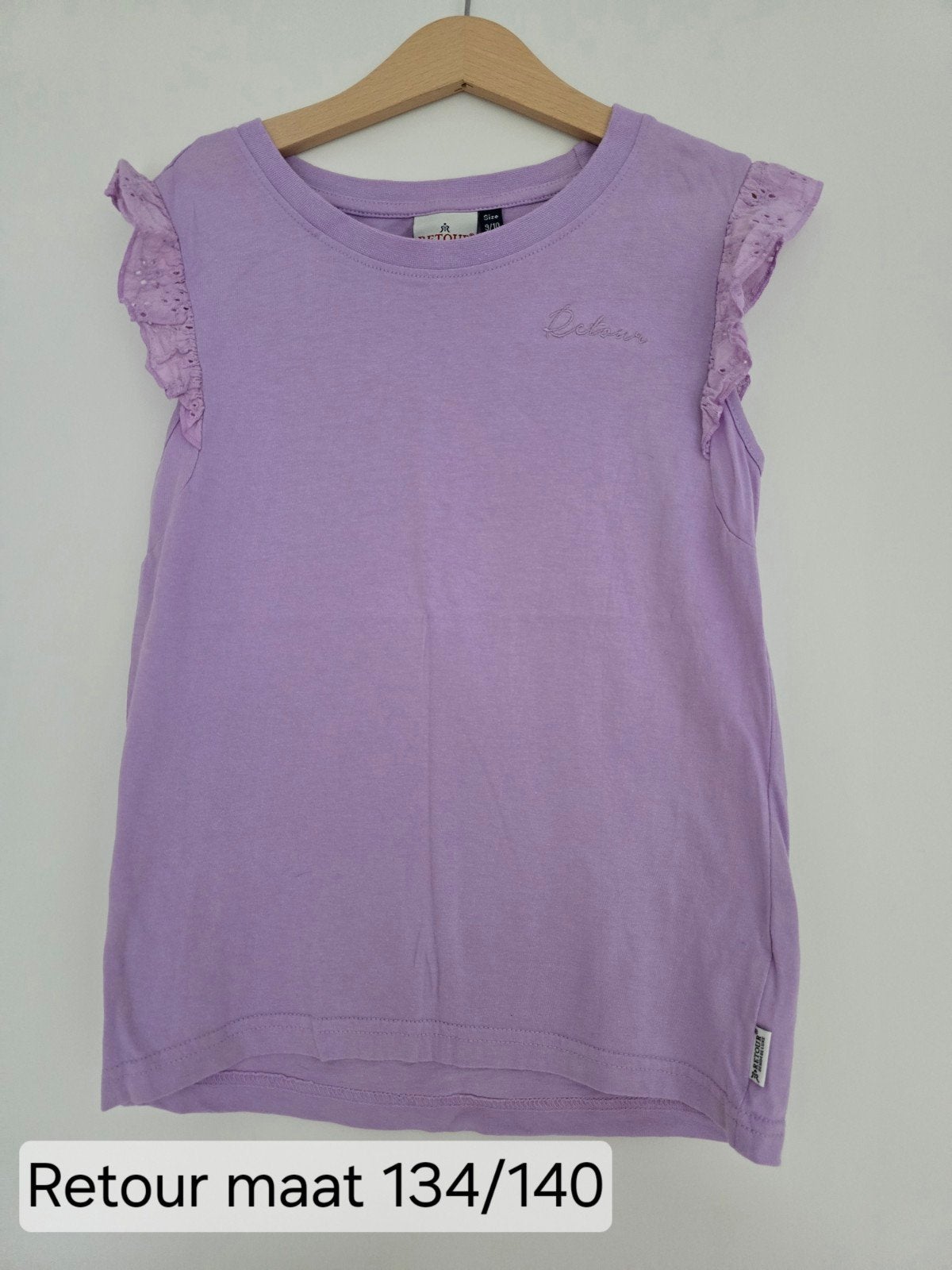 Retour Jeans shirt maat 134/140 ZGAN, Meisje, Ophalen of Verzenden, Zo goed als nieuw, Retour Jeans
