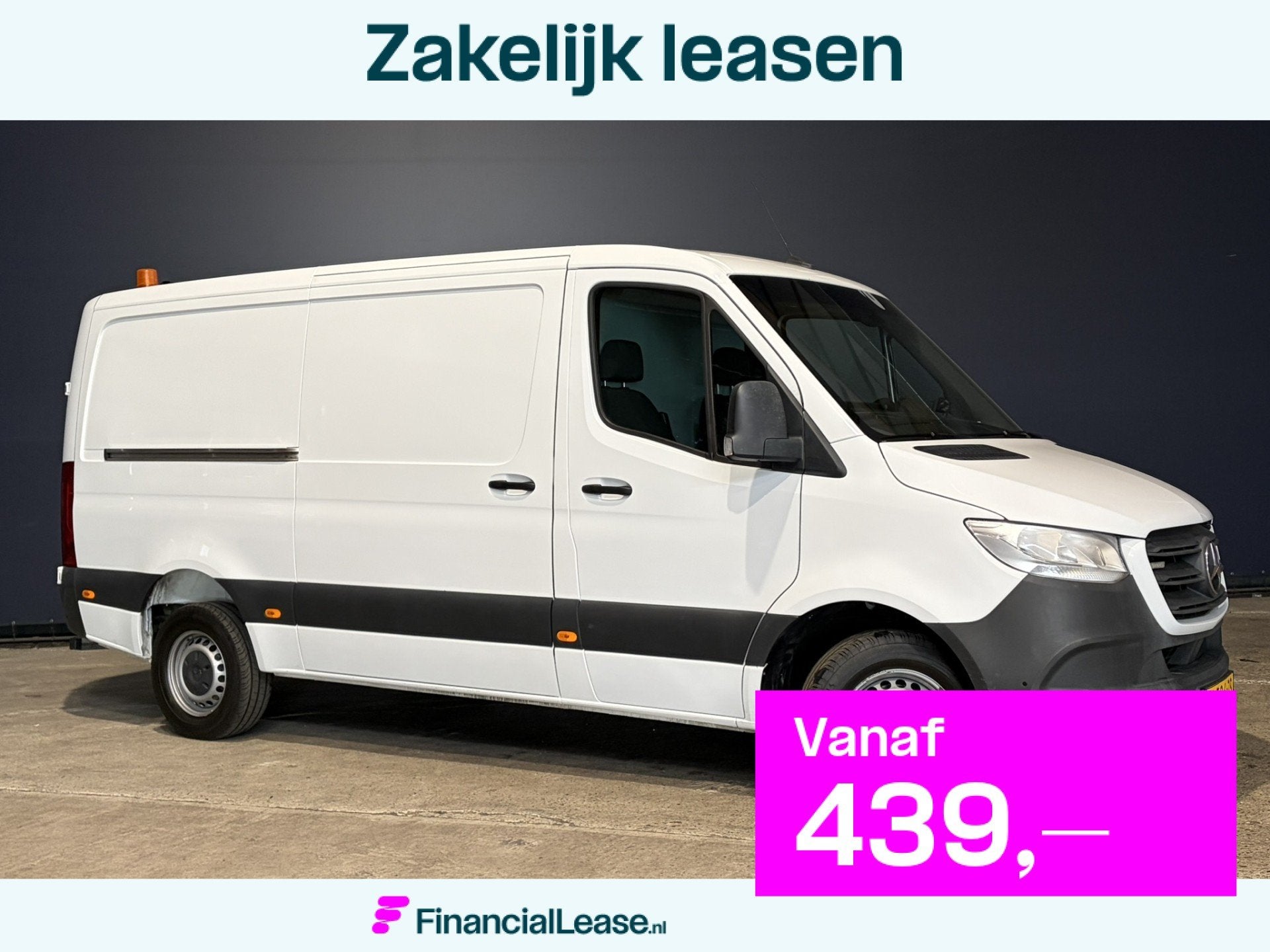 Mercedes-Benz Sprinter 316 CDI 163pk 3500kg Trekhaak *Rijkla, Dealer onderhouden, Gebruikt, 4 cilinders, Multifunctioneel stuurwiel