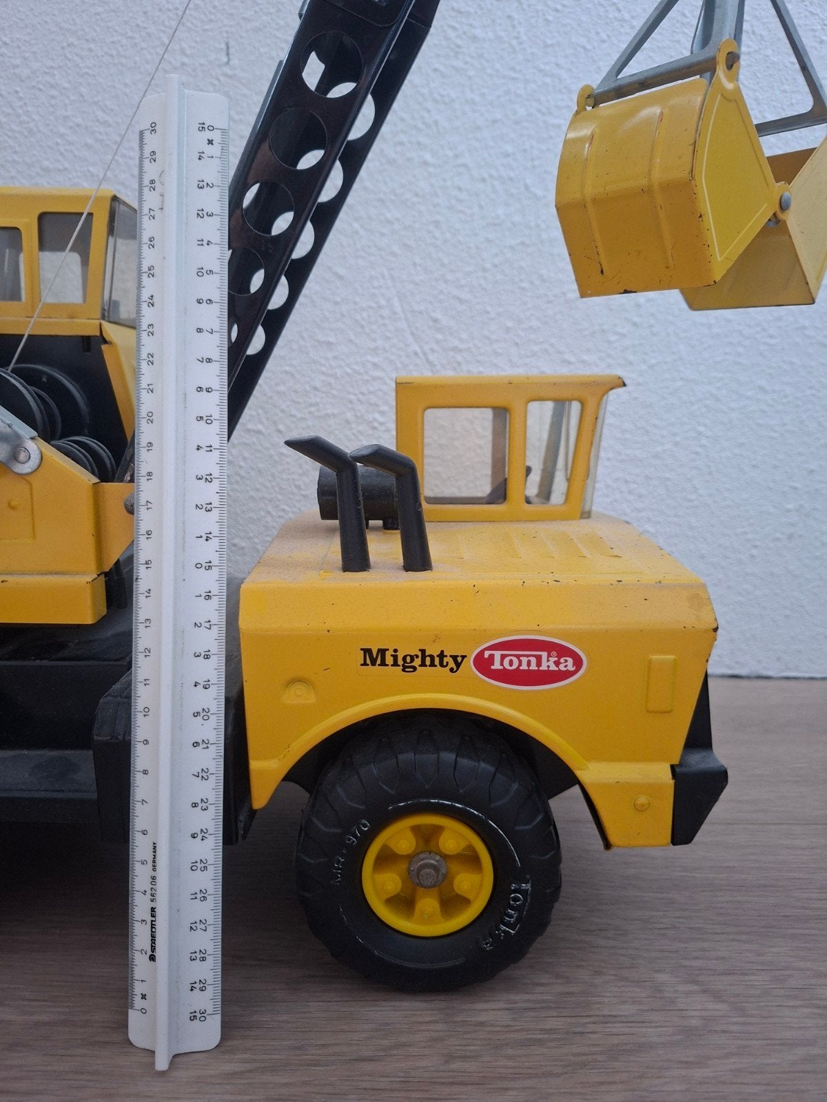 Tonka Mighty Crane kraan MR-970 speelgoed van staal, Kinderen en Baby's, Speelgoed | Speelgoedvoertuigen, Ophalen, Gebruikt