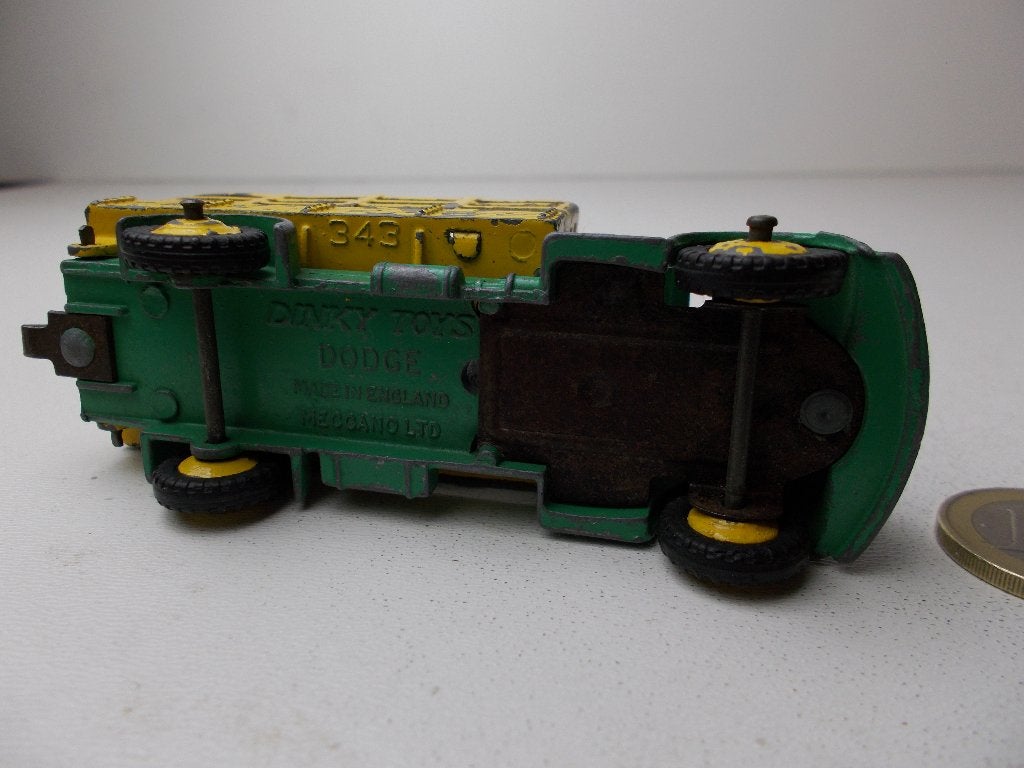 1954 Dinky Toys 343 FARM PRODUCE WAGON., Ophalen of Verzenden, Gebruikt, Bus of Vrachtwagen, Dinky Toys