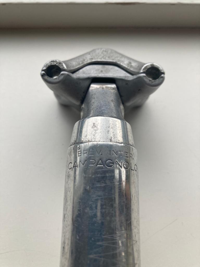 Campagnolo super record zadelpen 27.2, Fietsen en Brommers, Fietsonderdelen, Ophalen of Verzenden, Racefiets, Aluminium