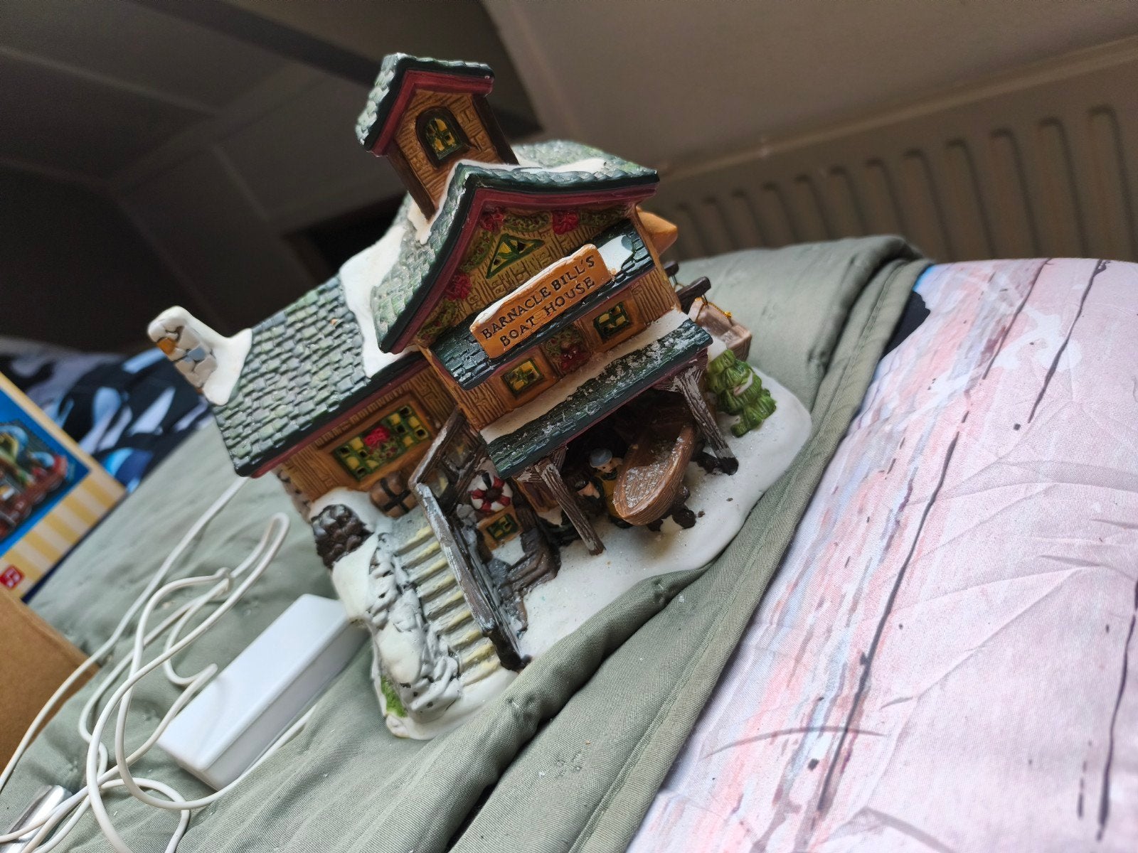Lemax Barnacle Bill's Boat House Kersthuisje, Ophalen of Verzenden, Gebruikt