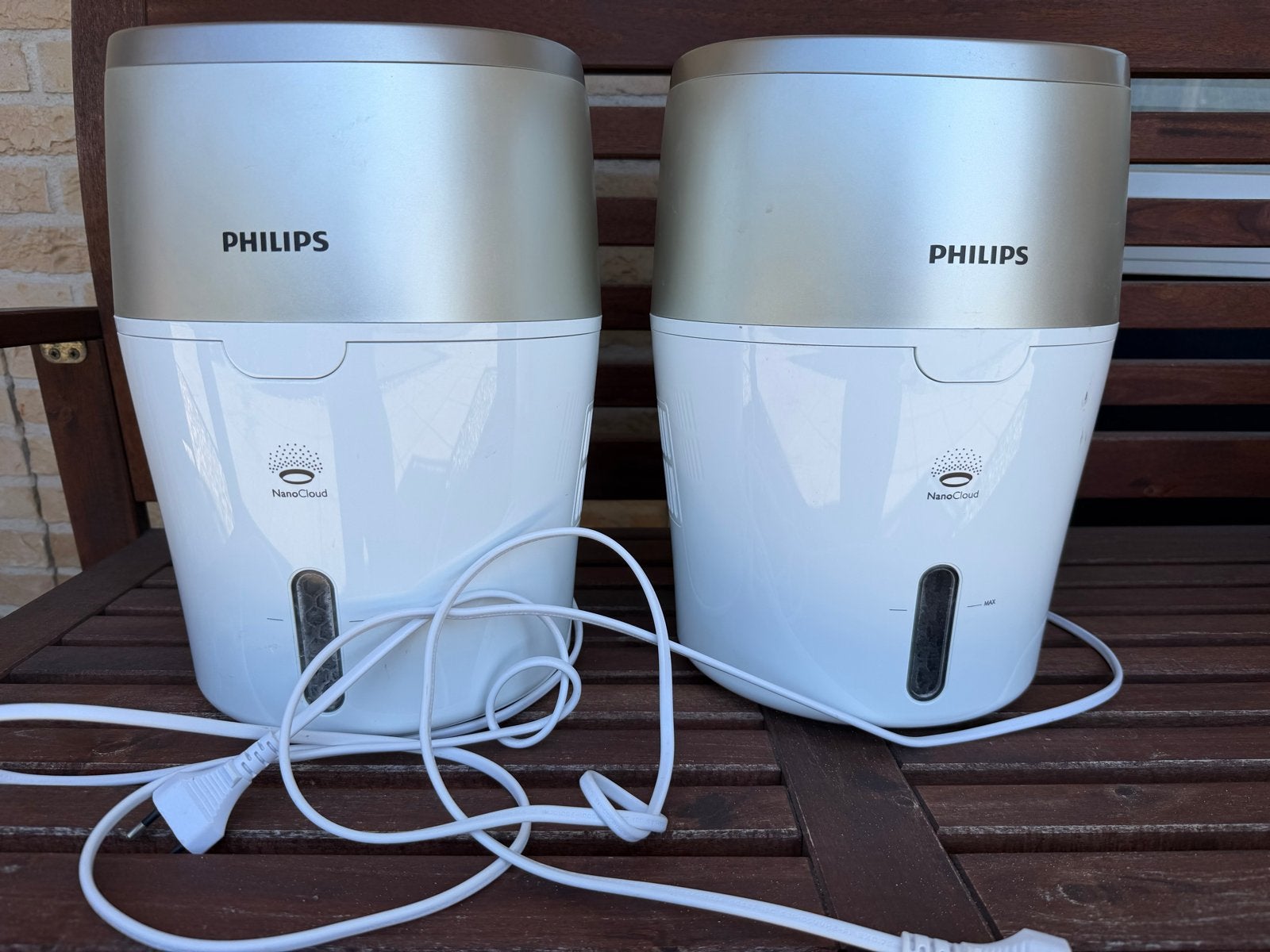 Twee Philips NanoCloud Luchtbevochtigers - Uitstekende Staat, Ophalen, Zo goed als nieuw, Luchtbevochtiger