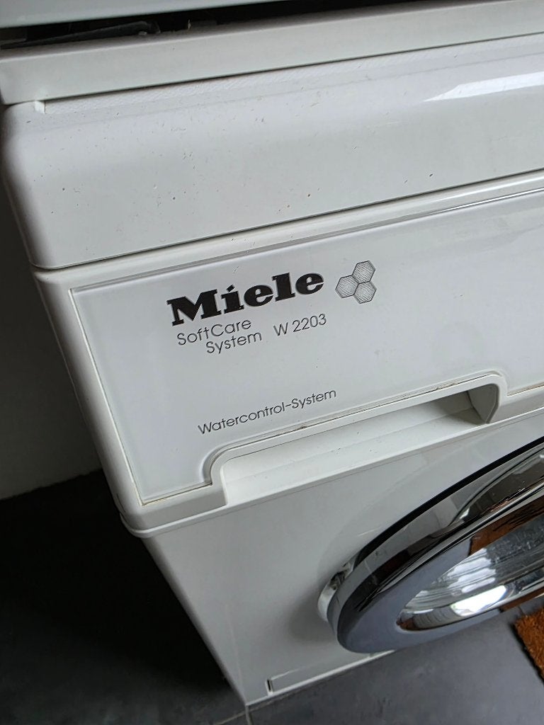 MIELE WASMACHINE EN DROGER, Witgoed en Apparatuur, Wasmachines, Ophalen, 1200 tot 1600 toeren, Gebruikt, 4 tot 6 kg