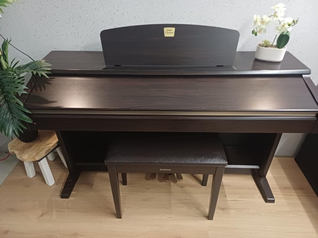 Yamaha CLP-120 digitale piano-incl. kruk, Muziek en Instrumenten, Piano's, Gebruikt, Bruin, ., Digitaal