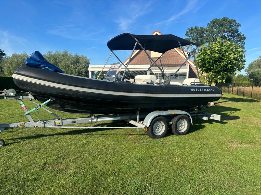 Williams D 565 S Yanmar diesel Jet tender, Watersport en Boten, Ophalen, Gebruikt, Binnenboordmotor, Diesel