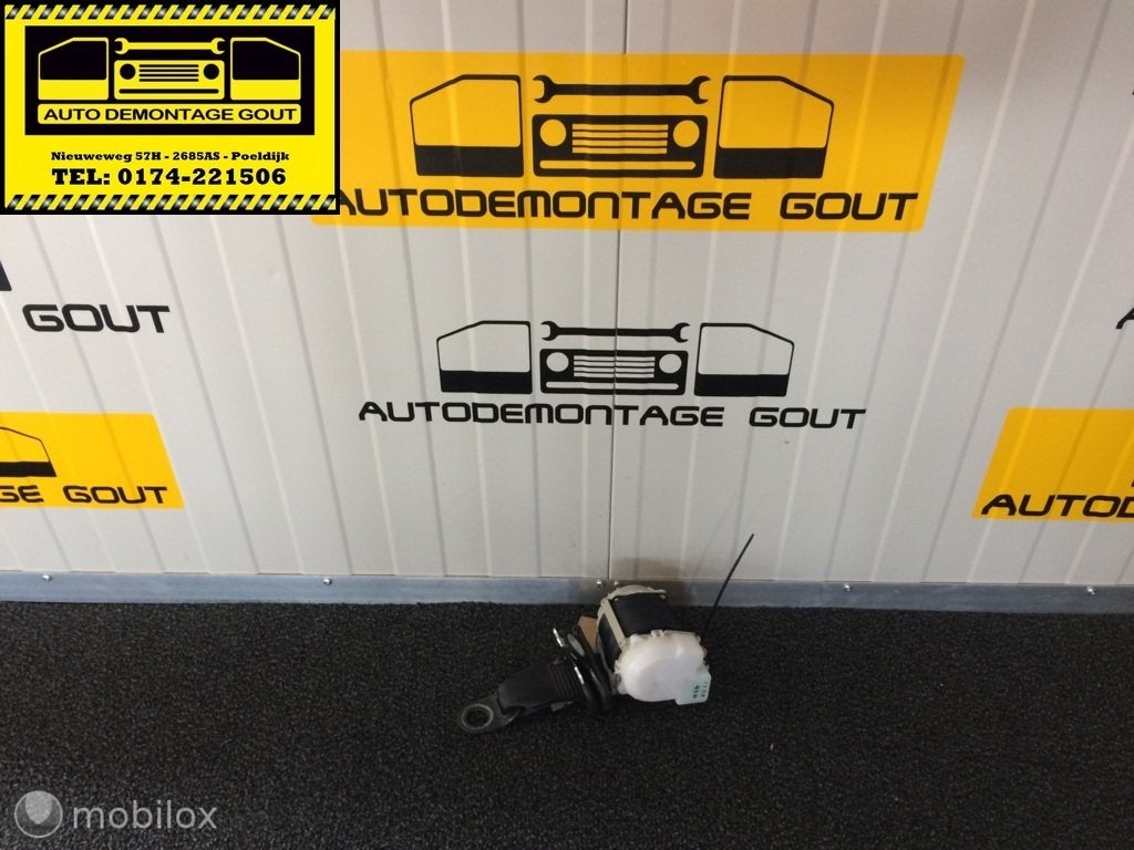 Toyota Aygo I ('05-'14)Veiligheidsgordel Links Rechts Achter, Gebruikt, Toyota, Ophalen of Verzenden, Toyota
