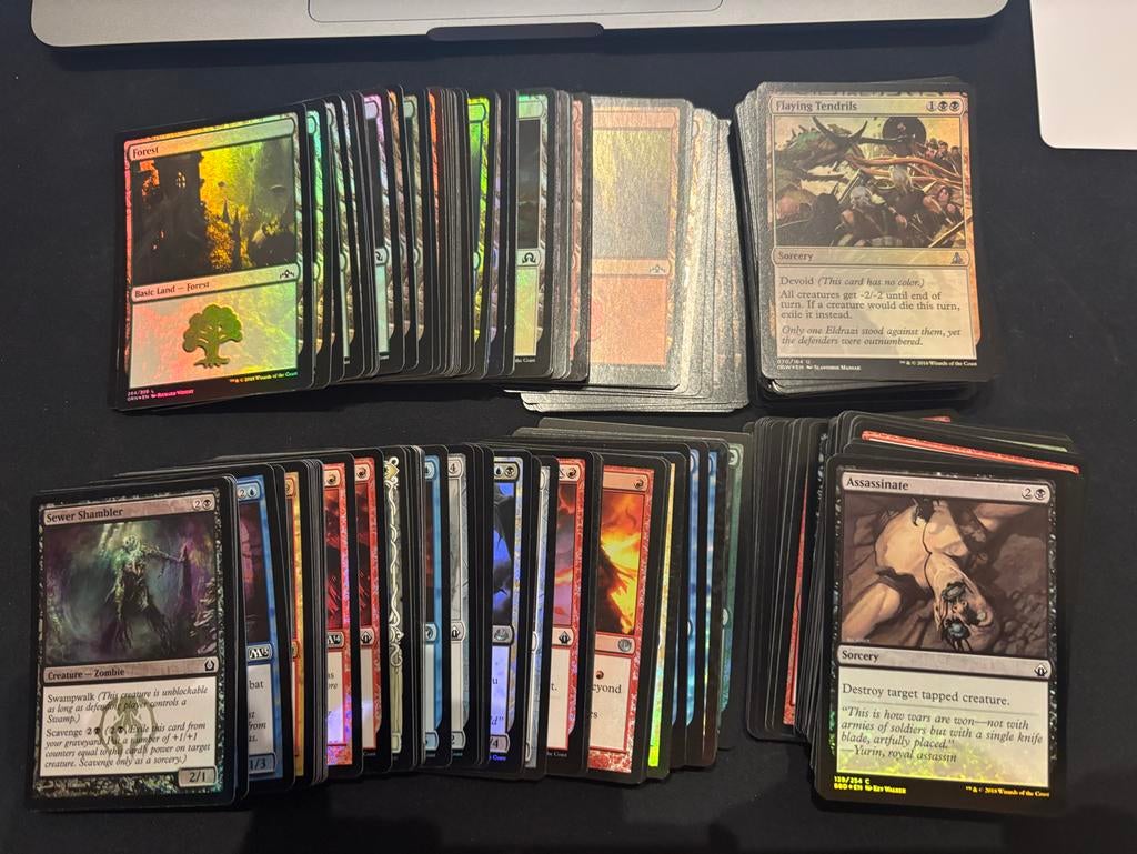 200 random foil kaarten, Ophalen of Verzenden, Zo goed als nieuw, Meerdere kaarten, Foil