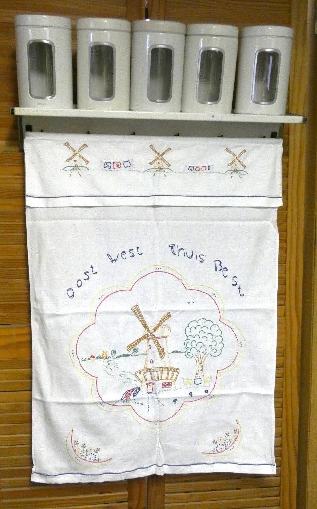 handdoekenrek/ keukenrek/ Brabantia bussen/ voordoek, Antiek en Kunst, Ophalen of Verzenden