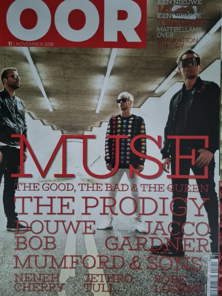 OOR 11-2018 Muse Mumford and Sons Prodigy Douwe Bob Cherry, Ophalen of Verzenden, Zo goed als nieuw, Muziek, Film of Tv
