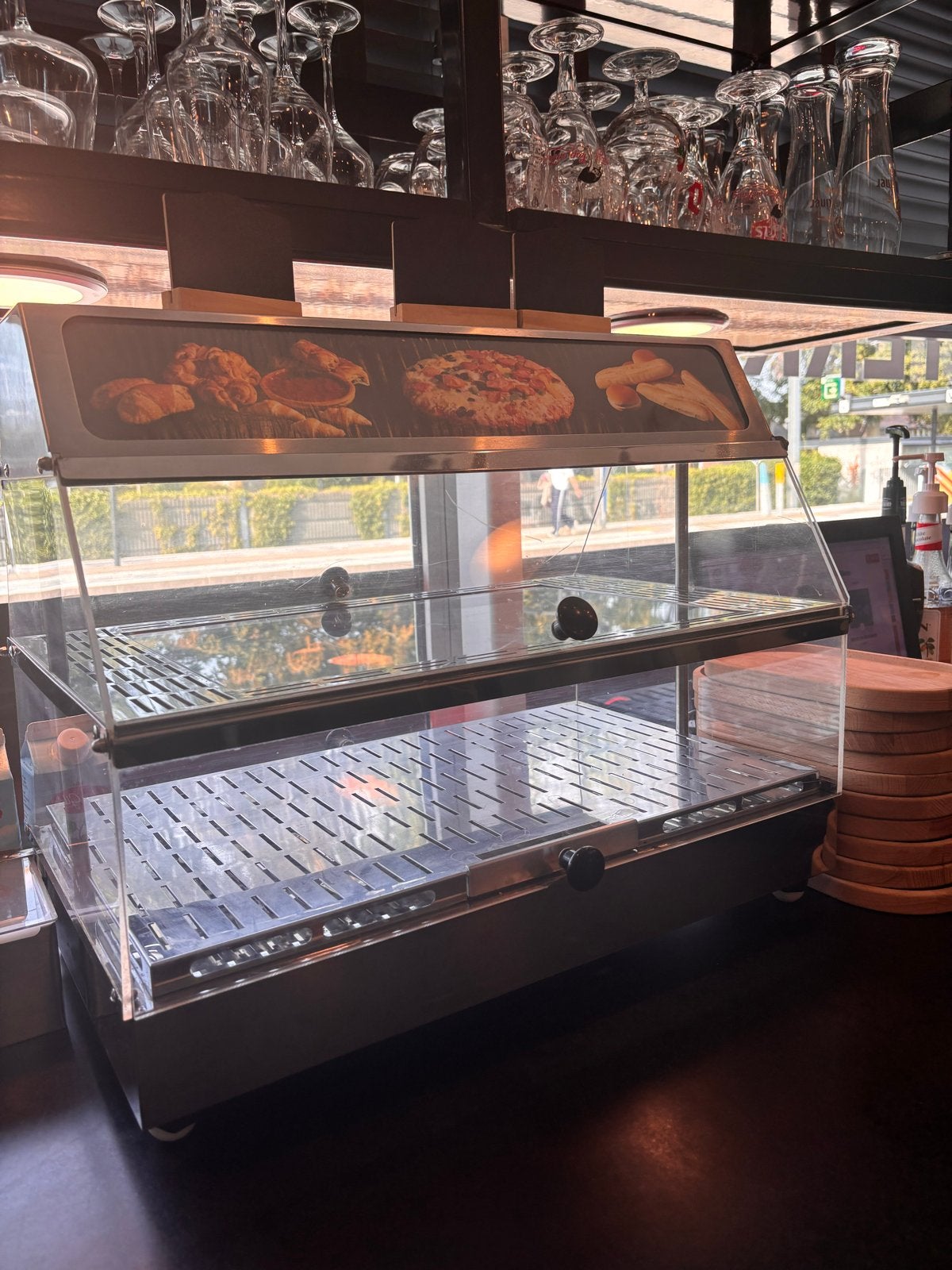 Professionele Warmhoudvitrine voor Horeca, Ophalen, Zo goed als nieuw