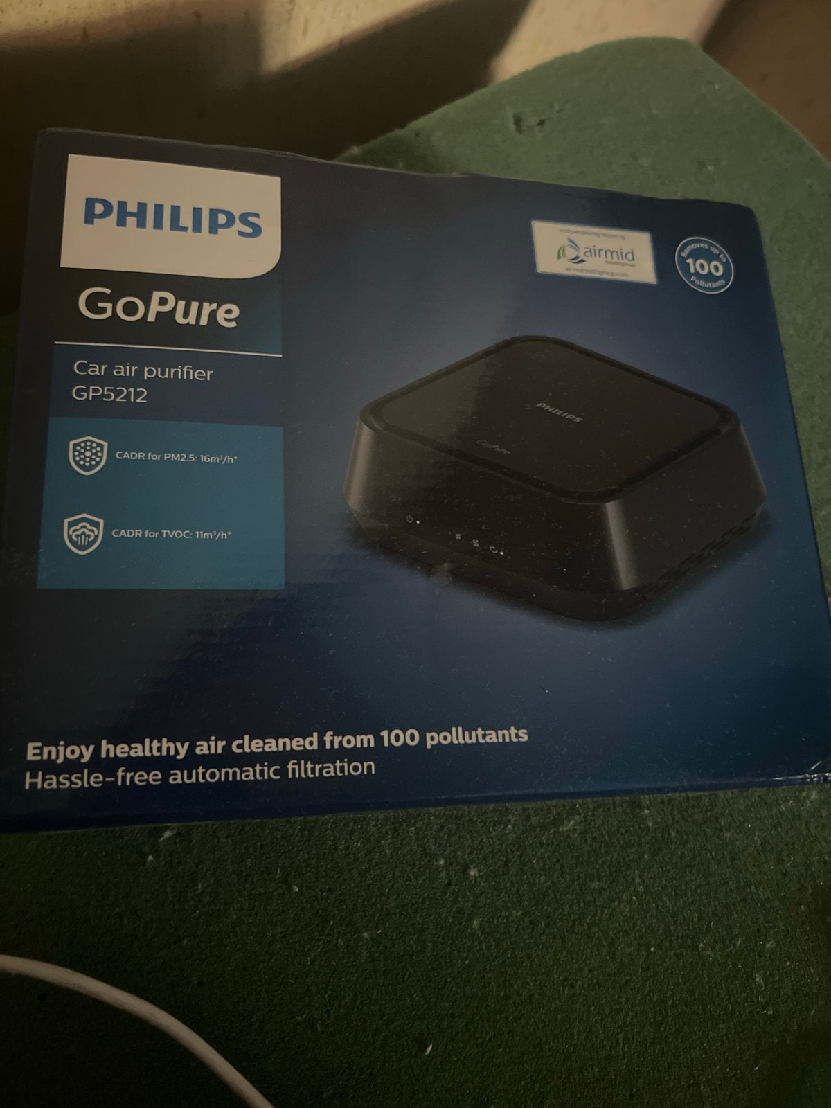 Philips GoPure GP5212 Auto Luchtzuiveraar - Nieuw in doos, Ophalen of Verzenden, Nieuw
