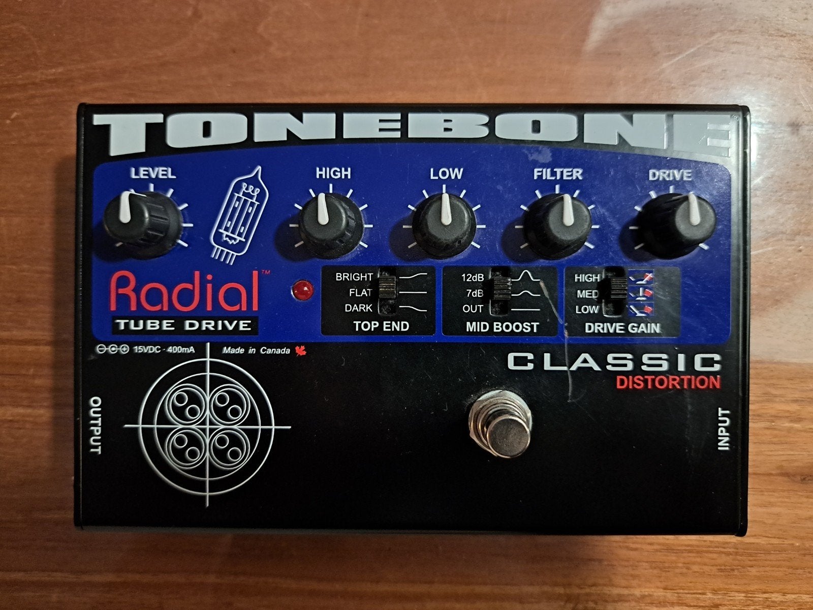 Radial ToneBone Classic, Ophalen of Verzenden, Gebruikt, Distortion, Overdrive of Fuzz