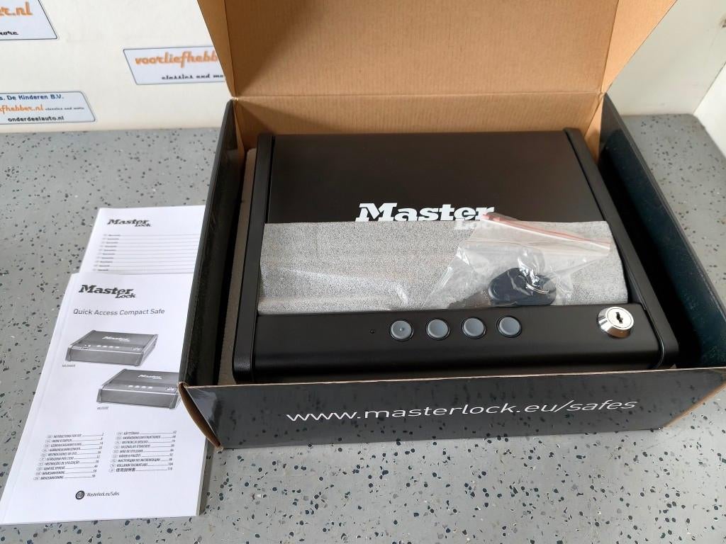 Masterlock compact safe, kluis, Compact, Ophalen of Verzenden, Nieuw, Safe