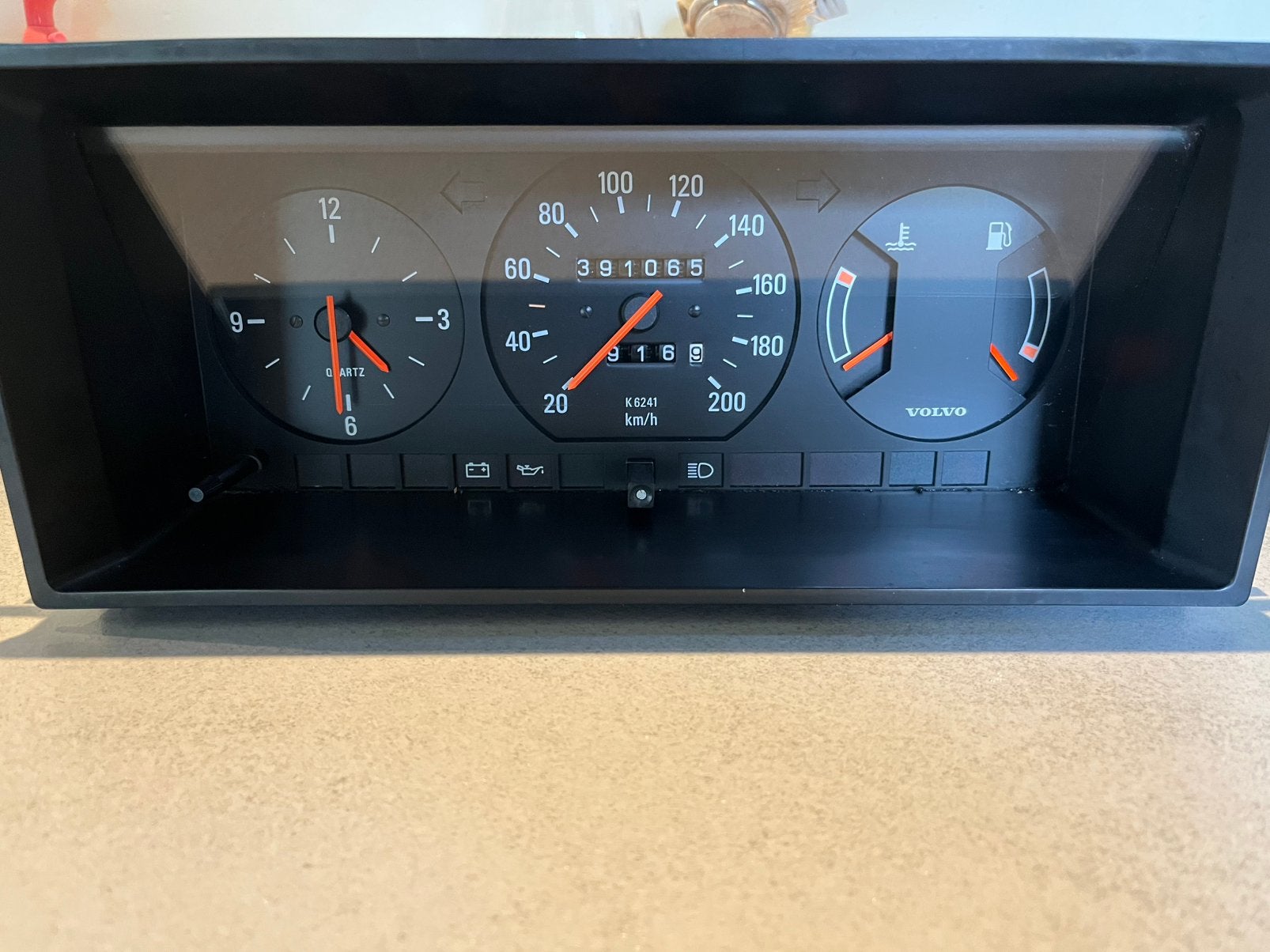 K6241 instrumentenpaneel km teller Volvo 240, Auto-onderdelen, Ophalen, Gebruikt, Volvo