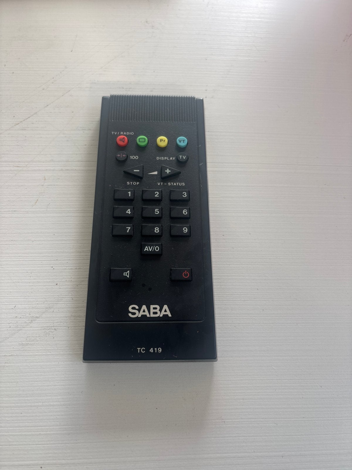 Saba TC 419 Afstandsbediening voor TV/Radio, Ophalen of Verzenden, Gebruikt, Origineel, Tv