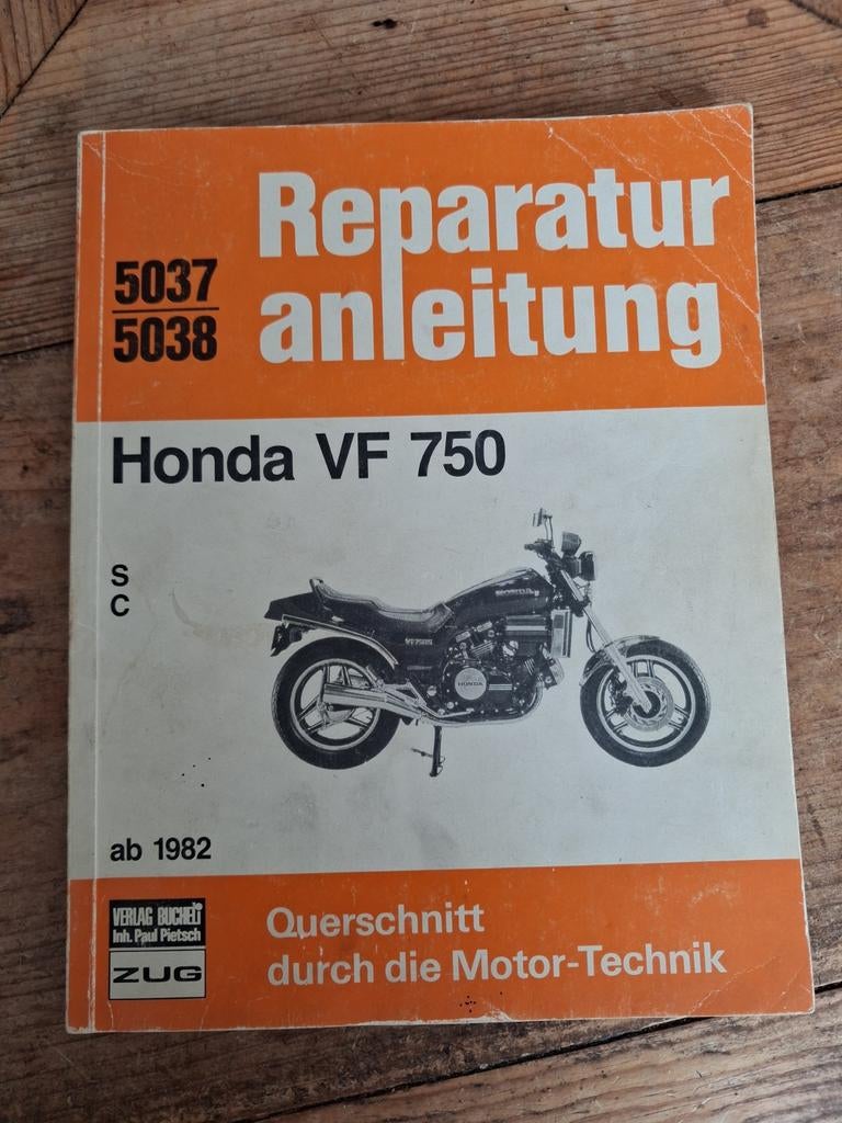 Reparatiehandleiding Honda VF 750 S/C (vanaf 1982), Ophalen of Verzenden, Honda