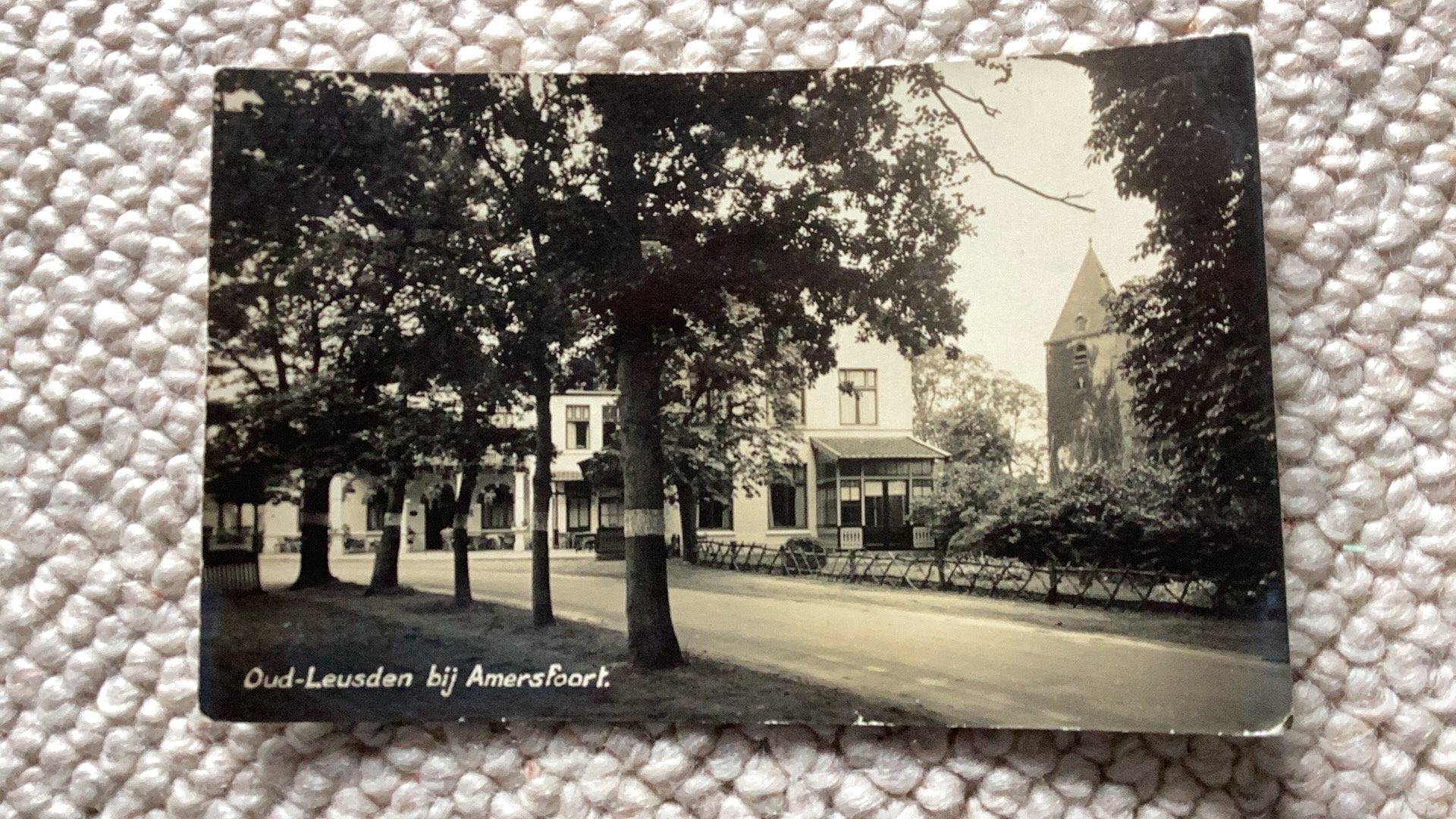 Fotokaart Oud-Leusden bij Amersfoort 1932. 940, Ophalen of Verzenden, 1920 tot 1940, Gelopen, Utrecht