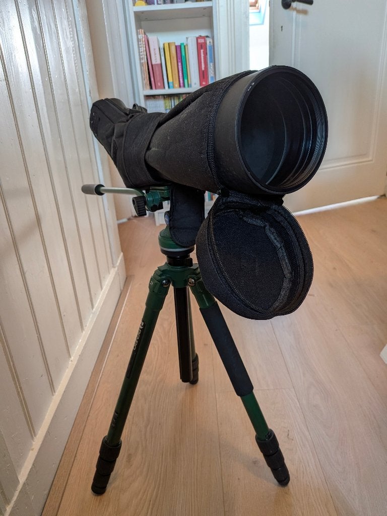 Bresser Condor Scope + Benro Statief, Ophalen, Gebruikt, 80 tot 200 mm, Lenzentelescoop (refractor)