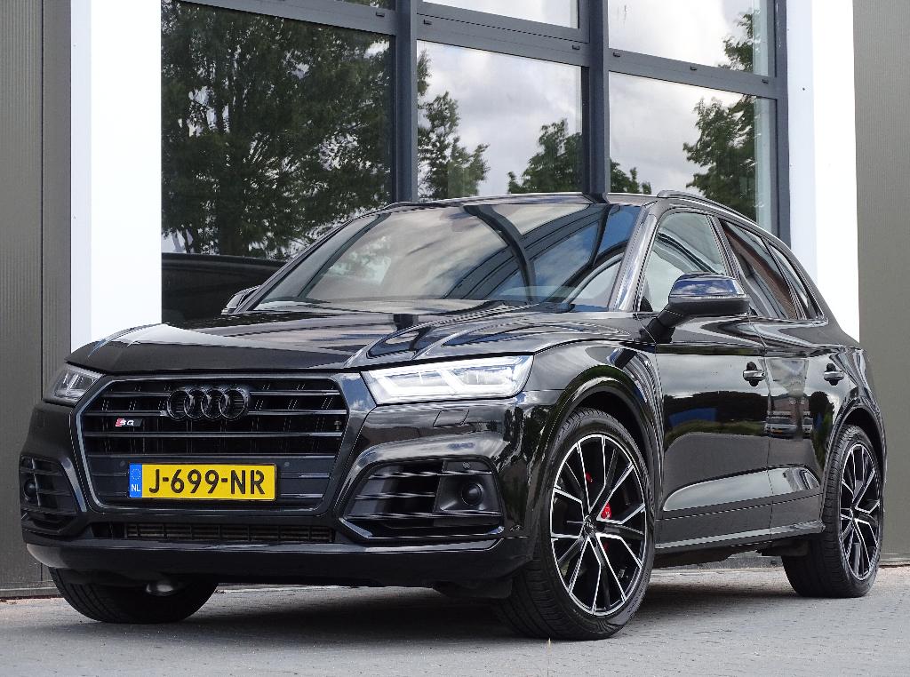 Audi SQ5 3.0 Tfsi Quattro 354pk Benzine l  Black optic l 21", Automaat, Zwart, Leder, Bedrijf