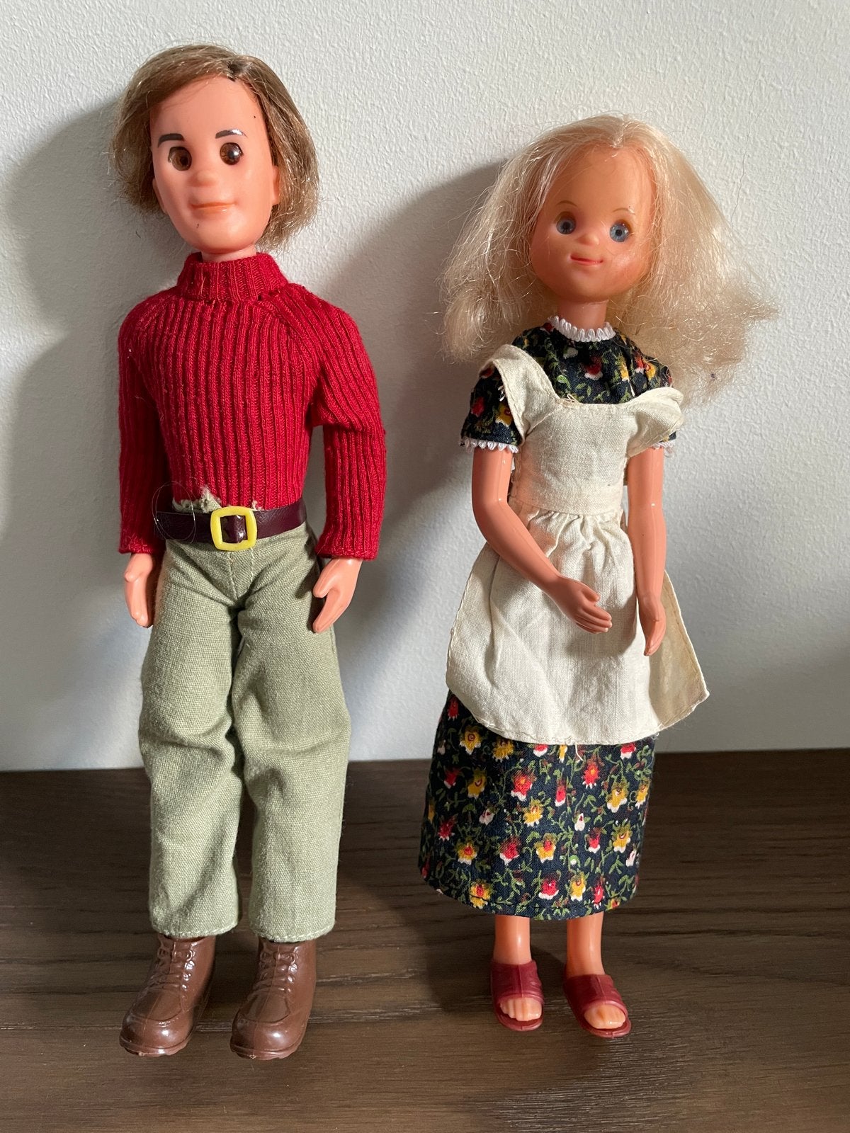 Vintage Barbie paar Mattel: Opa en Oma poppen, Ophalen of Verzenden, Gebruikt, Barbie