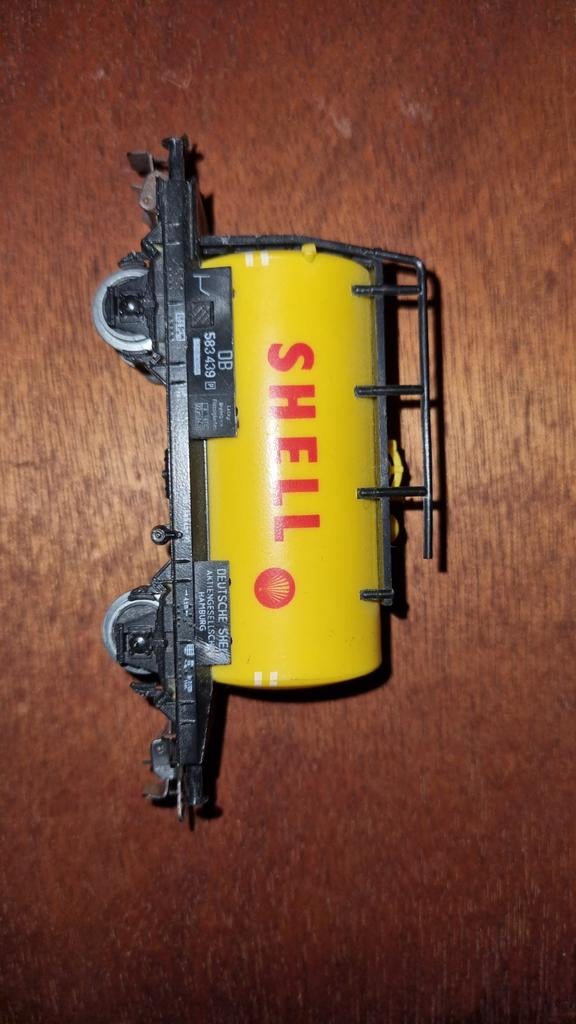 PIKO Shell tankwagon 2 assig, Ophalen of Verzenden, Gelijkstroom, Wagon, Piko