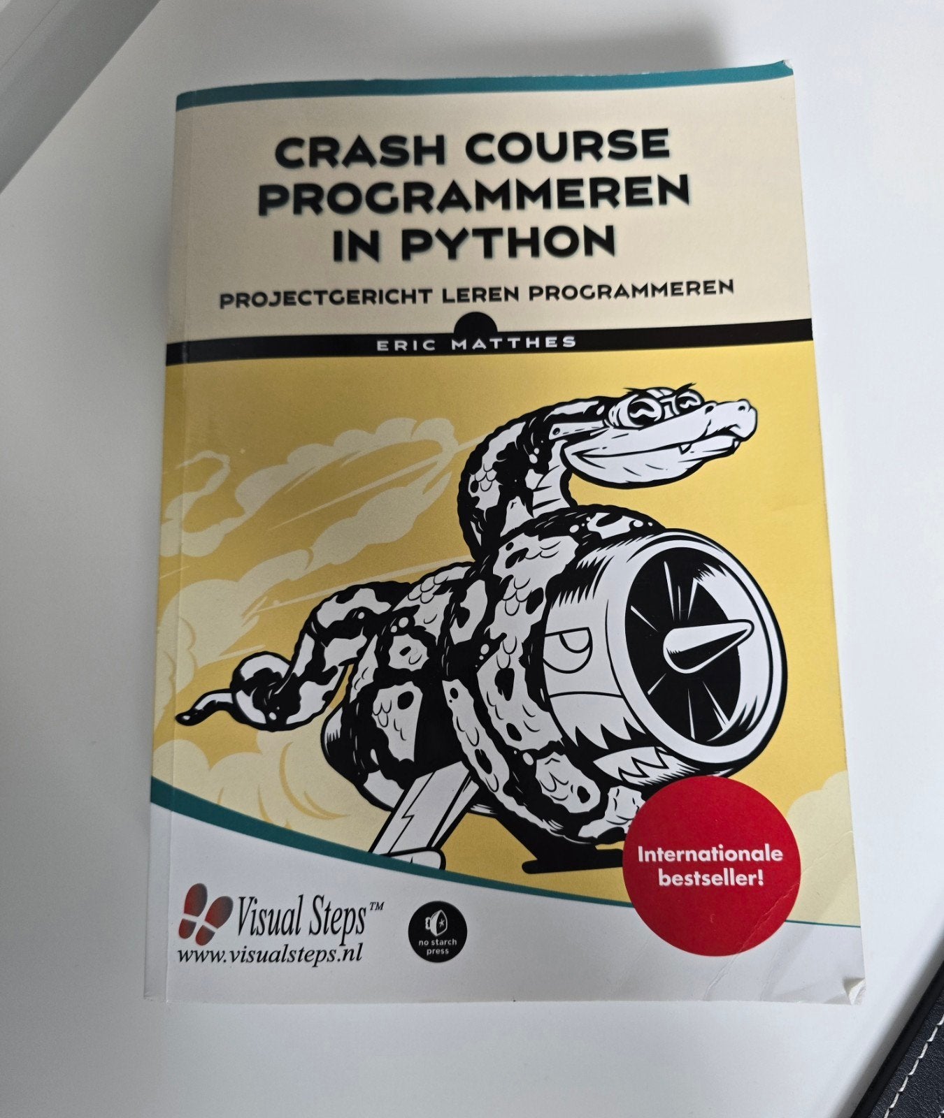 Crash Course Programmeren in Python - Eric Matthes, Ophalen of Verzenden, Zo goed als nieuw, Eric Matthes, Beta