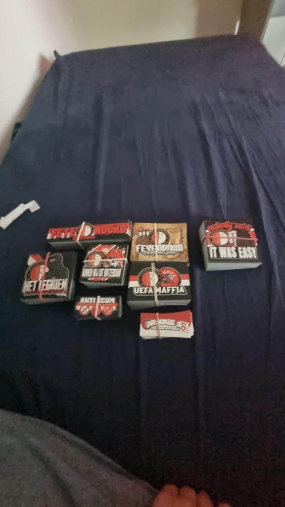 50 feyenoord stickers, Verzamelen, Ophalen of Verzenden, Nieuw, Sport