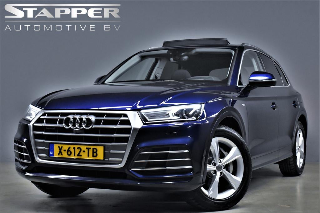 Audi Q5 50 TFSI e 299pk Quattro Pro Line Pano/Luchtvering/Vi, Auto's, Audi, Bedrijf, Te koop, Q5, 360° camera, 4x4, ABS, Achteruitrijcamera