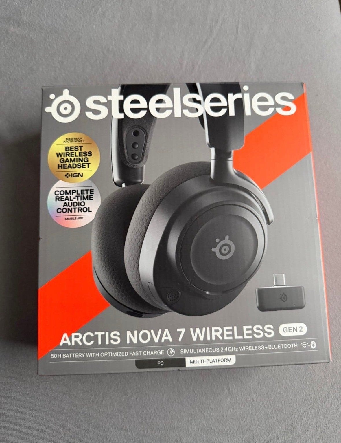 SteelSeries Arctis Nova 7 Wireless Gaming Headset, Verzenden, Bluetooth, Zo goed als nieuw, Zwart