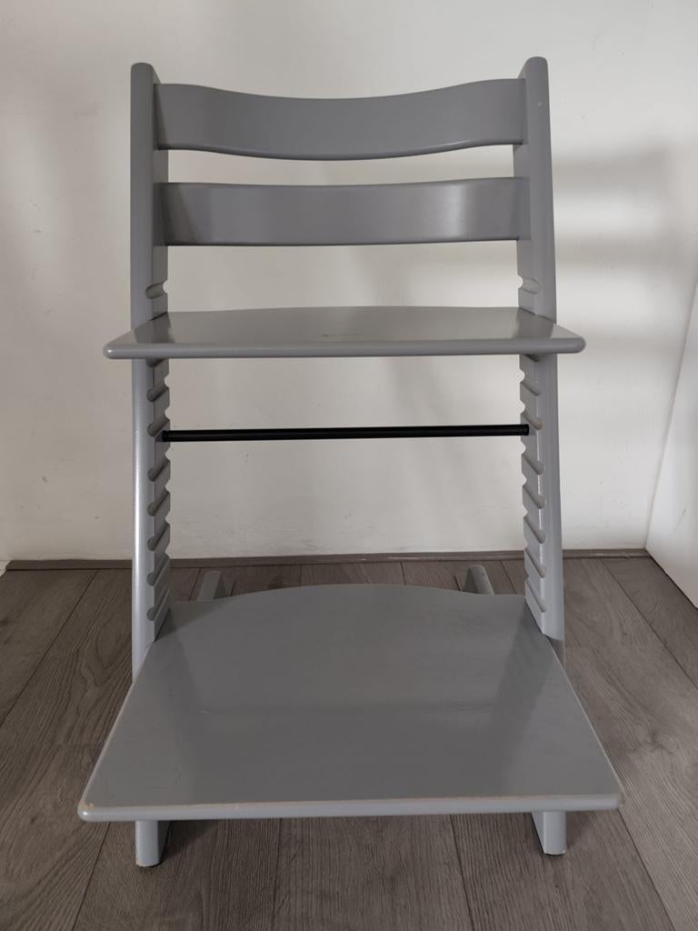 Stokke tripp trapp grijs, Ophalen, Gebruikt, Meegroeistoel